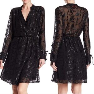 CLEAROUT NWT Joe fresh flutter black dress Large